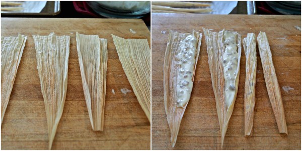 White Chocolate Tamales with Honey Roasted Pecans. These tasty treats are fun to make & delicious to eat - the perfect sweet ending to any meal. Simply Sated