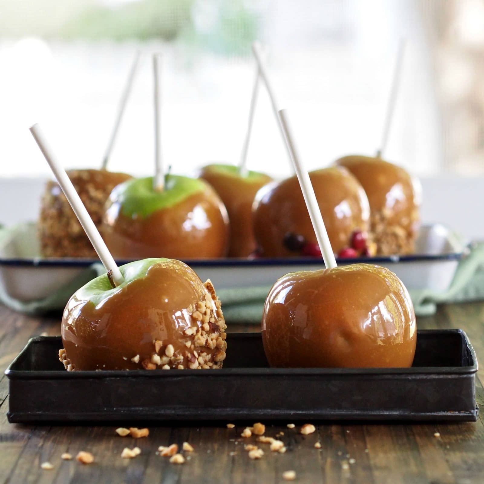 Classic Caramel Apples - Simply Sated