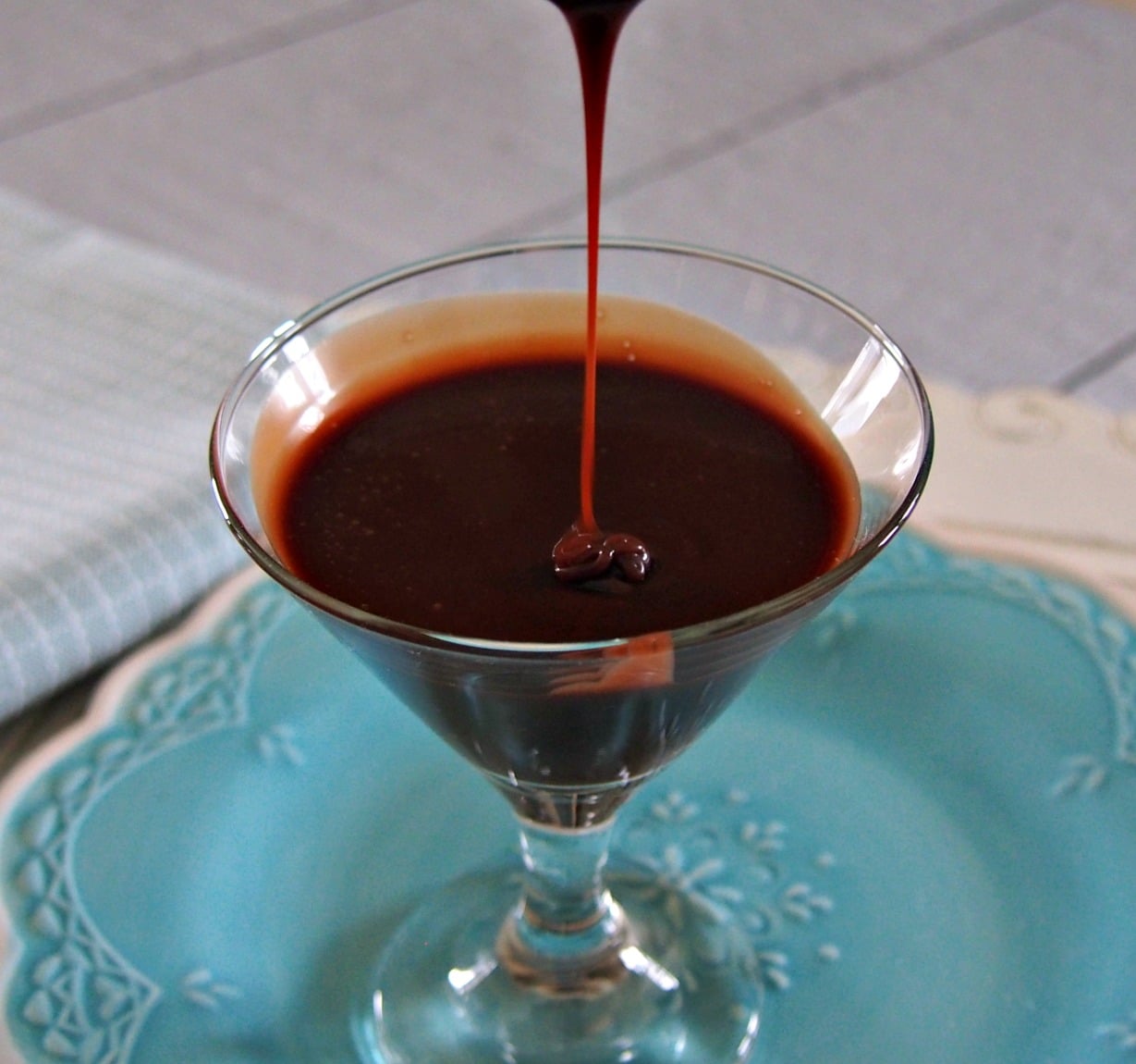 Homemade Hot Fudge Sauce with Frangelico is creamy, chocolatey perfection Scrumptious!! www.simplysated.com