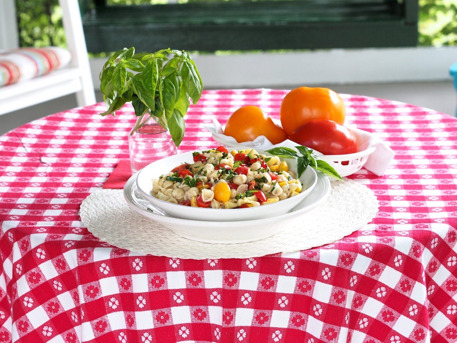 Summer Pasta Salad with Boursin is a flavor-packed pasta salad including zucchini, yellow squash, tomatoes, basil and Boursin cheese. Make for a whole meal or a side.