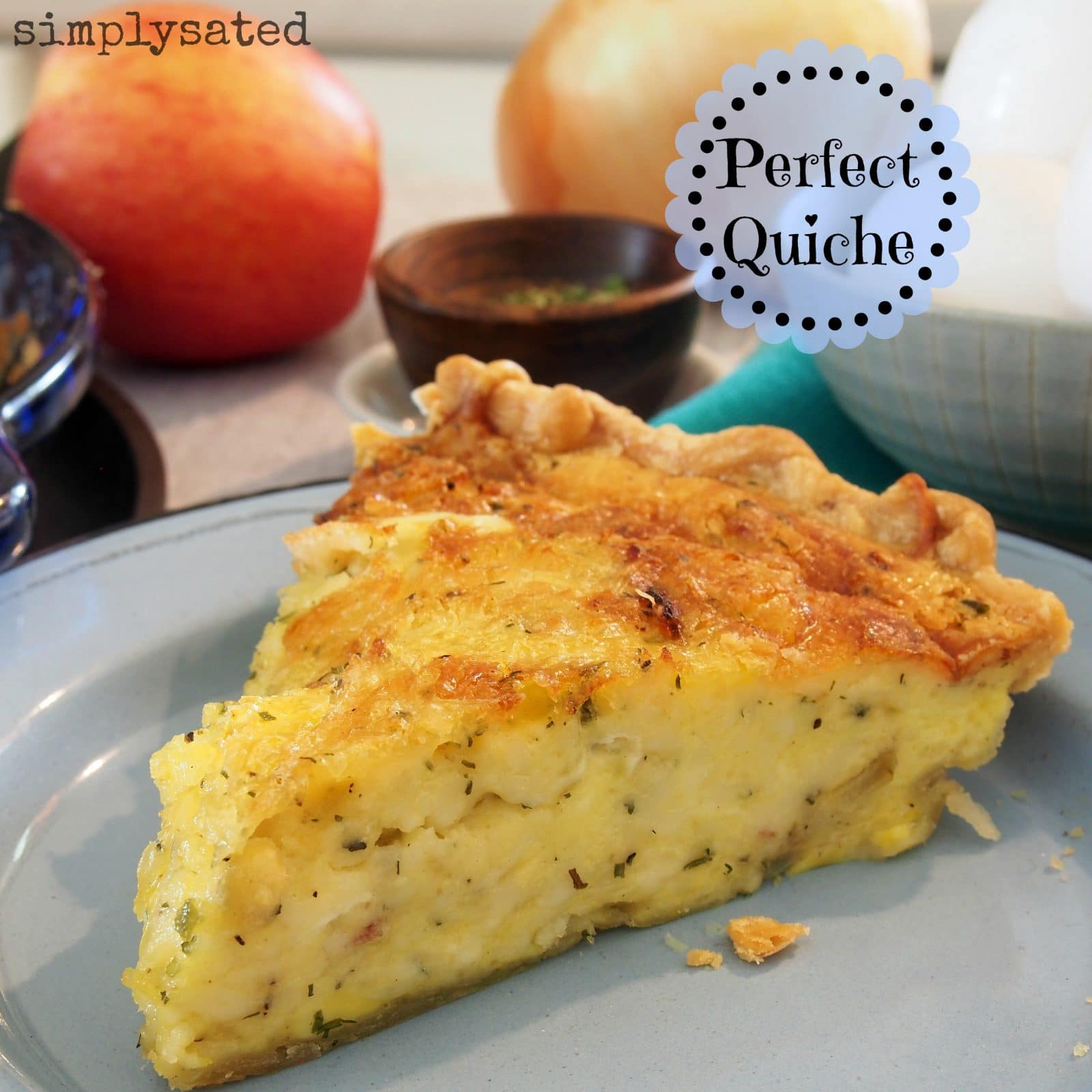 Perfect Quiche has the perfect texture, flavor combination, seasoning and it is gorgeous. It is versatile and the perfect meal anytime of the day.