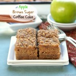 Apple Brown Sugar Coffee Cake is everything a great coffee cake should be - moist and filled with flavor. simply sated