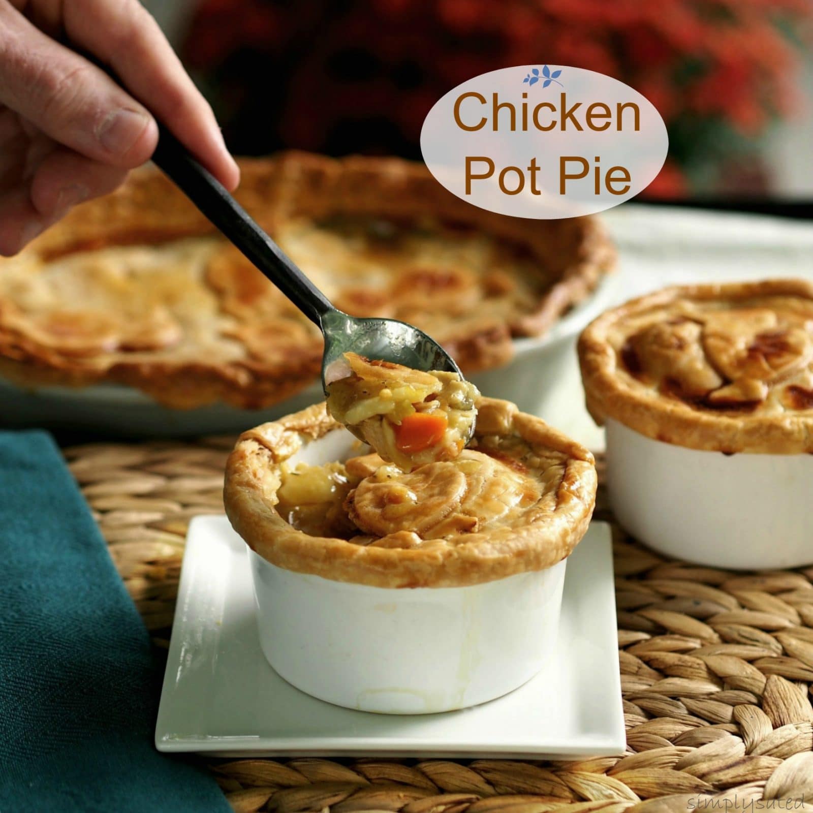 Chicken Pot Pie is the epitome of comfort food and this recipe has it all.