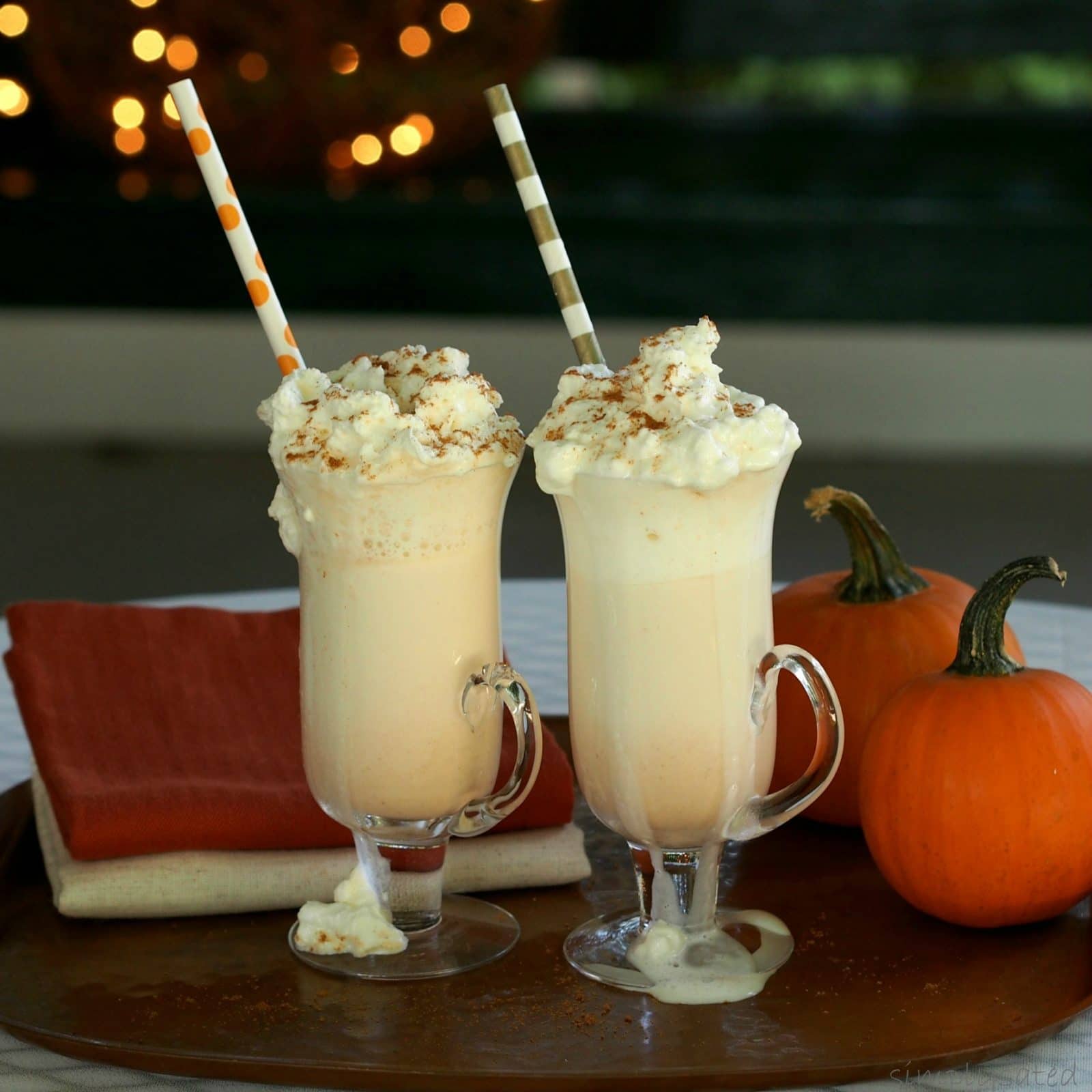 Pumpkin Pie Hot Chata is the taste of fall and the perfect sip for a cool evening. simplysated