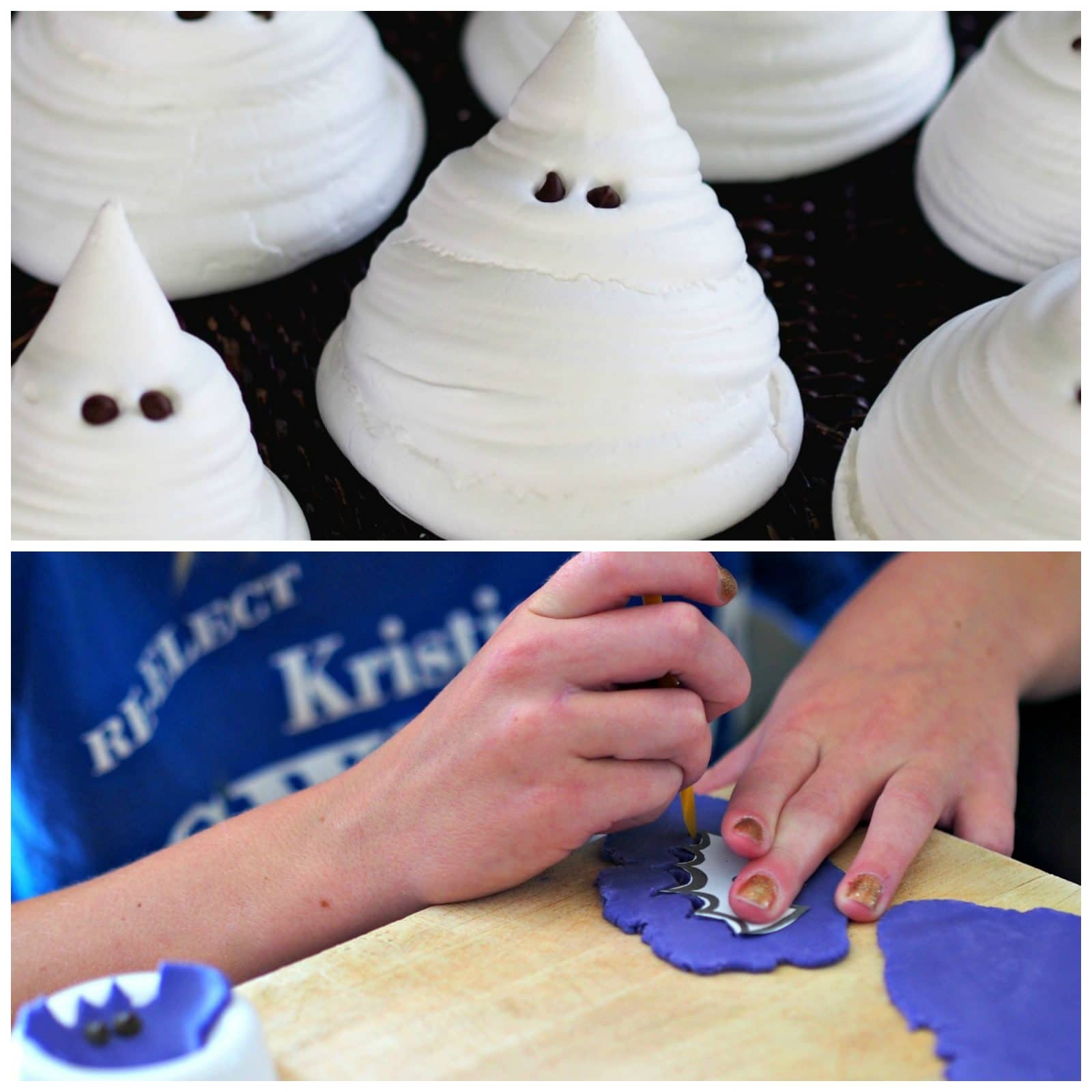 Halloween Glow Cake-lots of fun treats come together to create a dessert all guests will love. simplysated