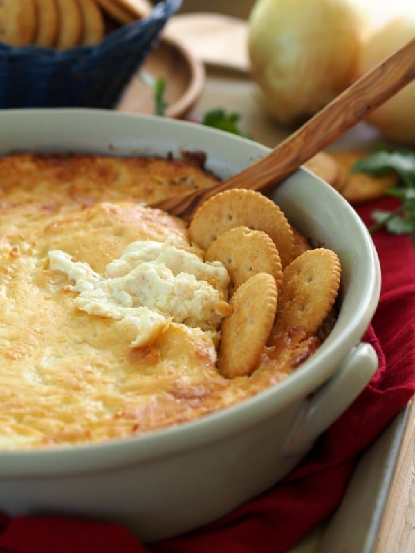 Hot Onion Dip with Boursin