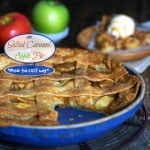 Salted Caramel Apple Tart (made the easy way) with store-bought Salted Caramel Sauce & pie crust. Simply Sated