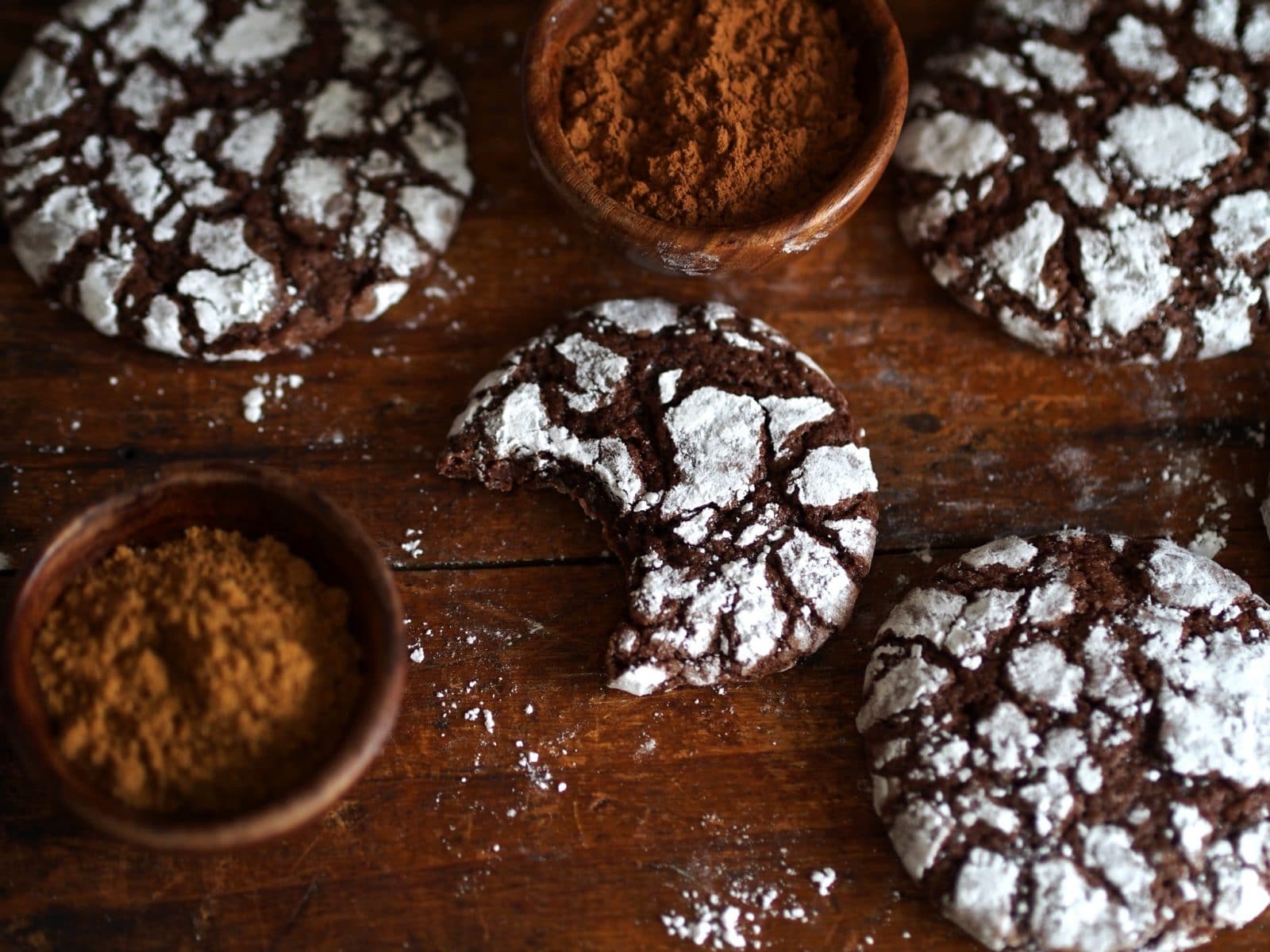 Mexican Chocolate Crinkles - add a little heat to an all-time favorite cook...