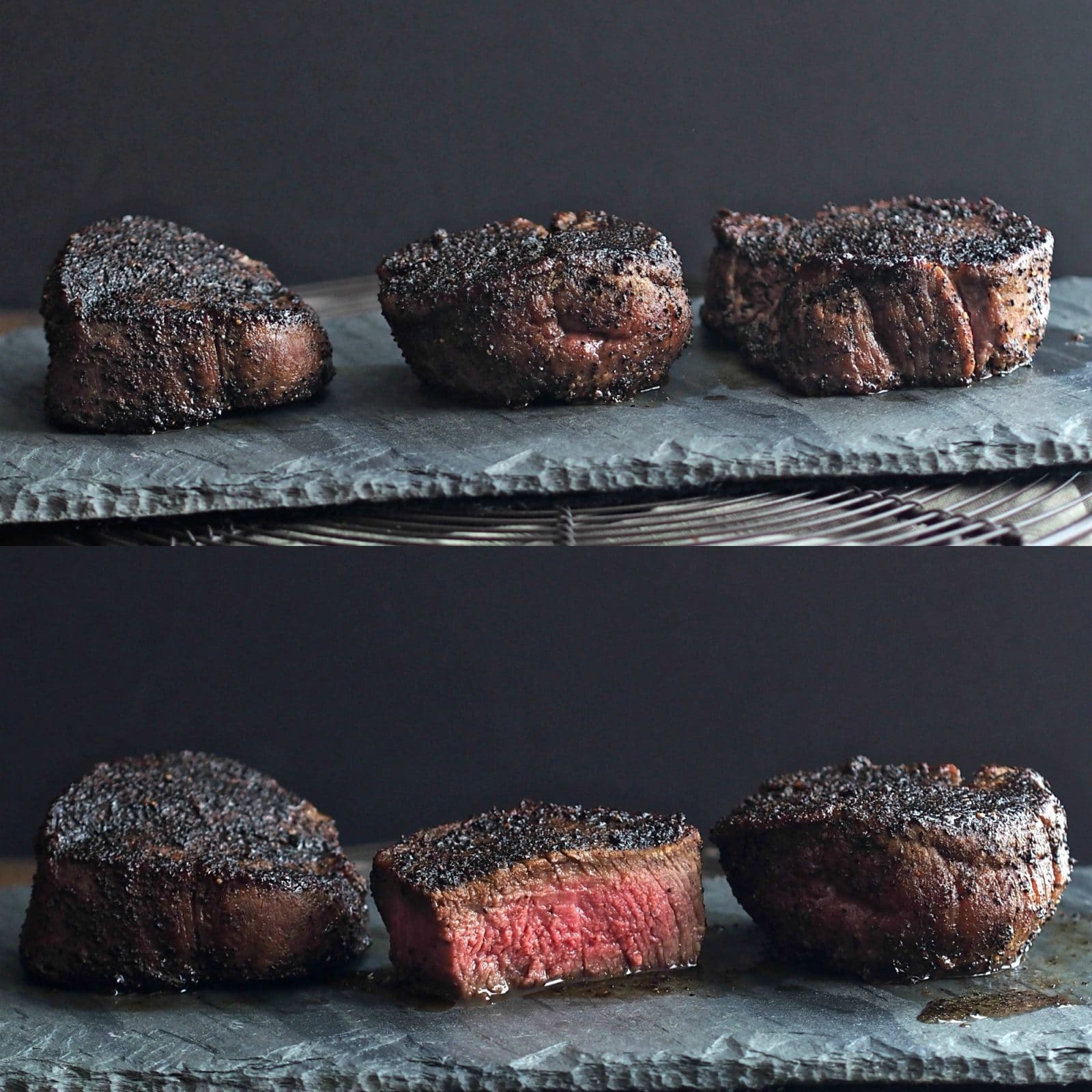 Coffee-Crusted Steak-the best steak you will ever eat. Seasoned with coffee, sugar, salt, pepper & smoky paprika; pan-seared & oven-cooked to perfection. simply sated
