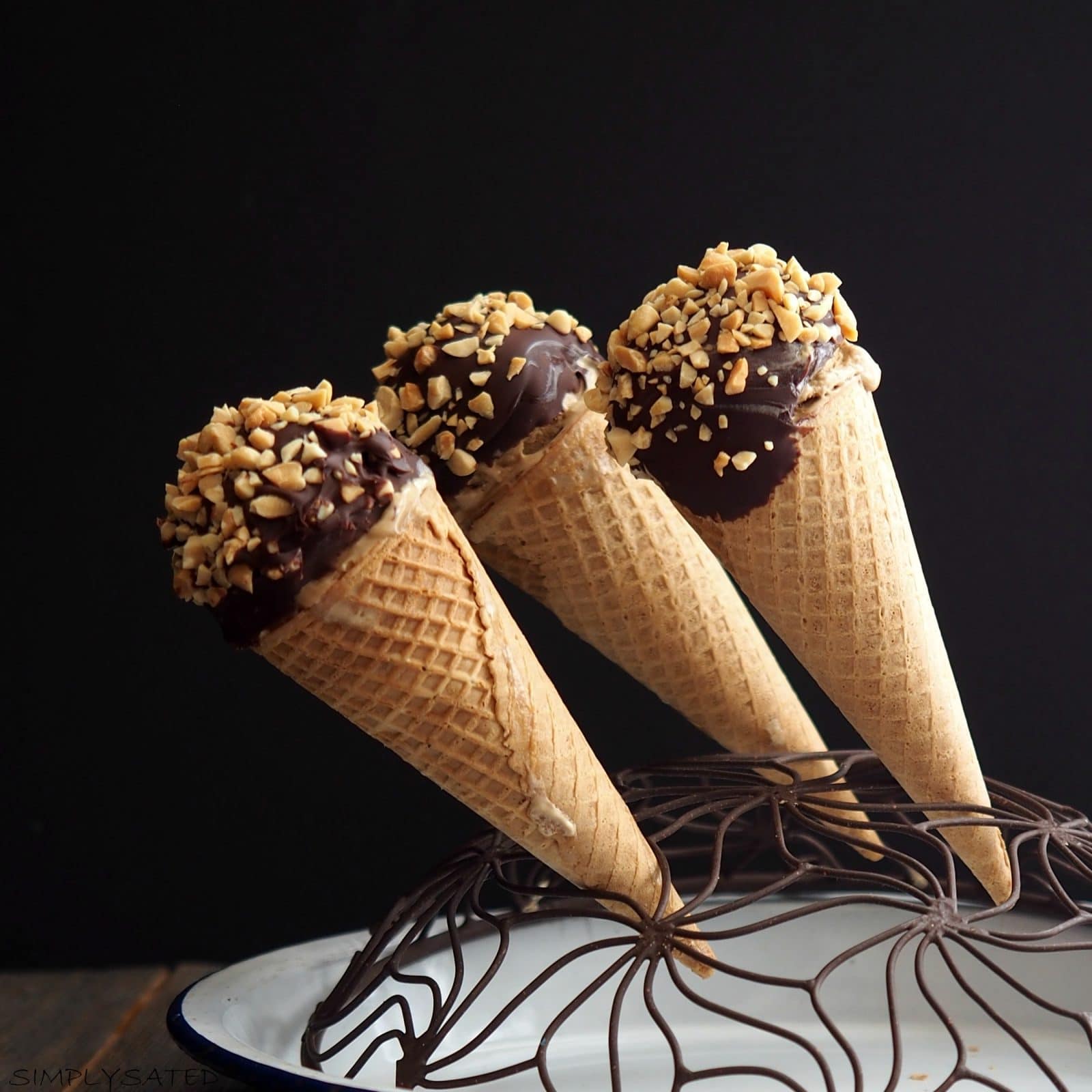 Homemade Drumsticks bring out the "kid" in each of us-just Imagine the ice cream truck jingle and waiting at the curb for your very special ice cream treat.