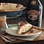 Irish Cream Pie. Even if your eyes aren't Irish, they will be smiling after one bite of this deliciously creamy pie with chocolate crust & chocolate curls. Simply Sated