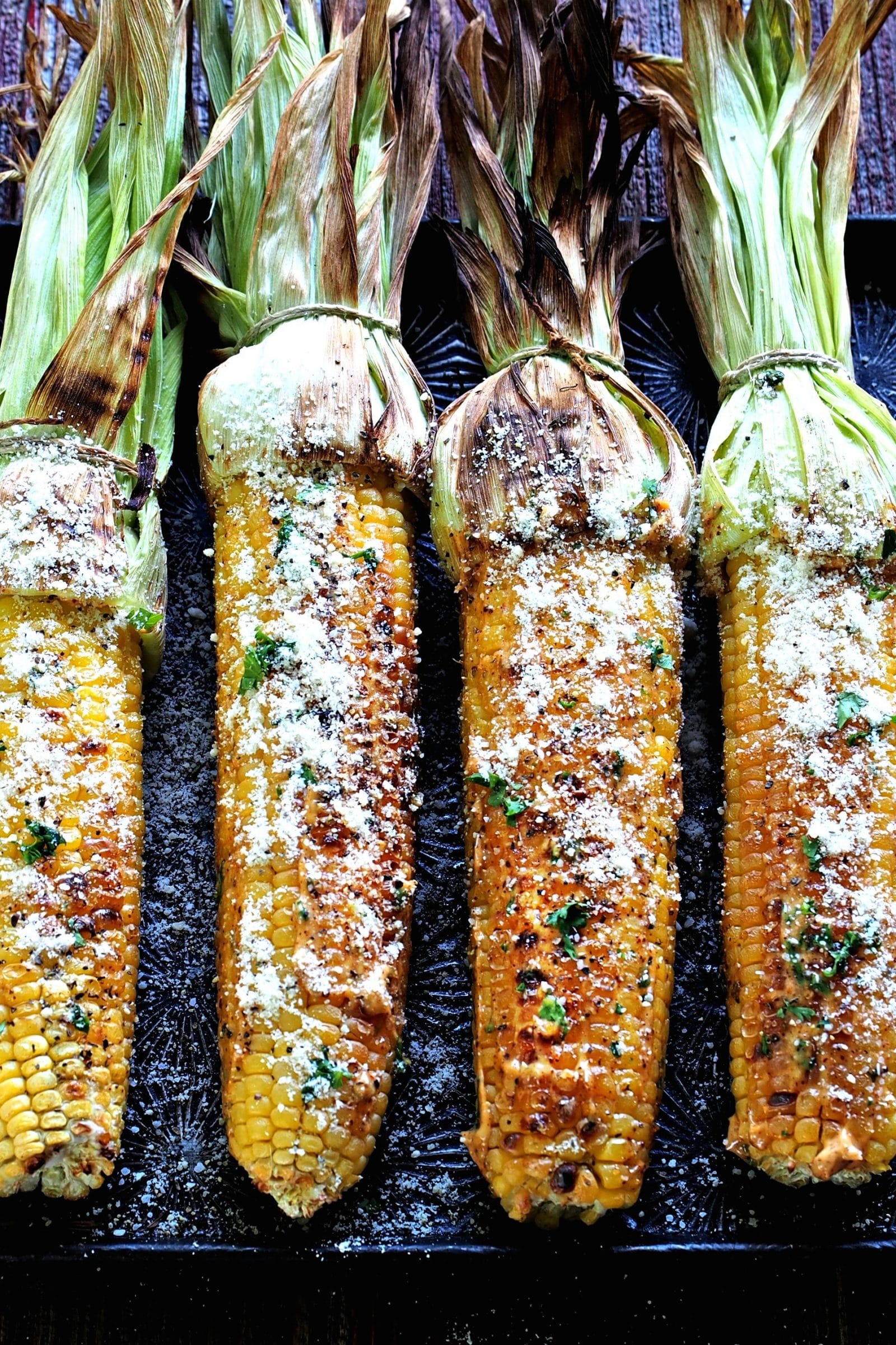 Grilled Corn Simply Sated