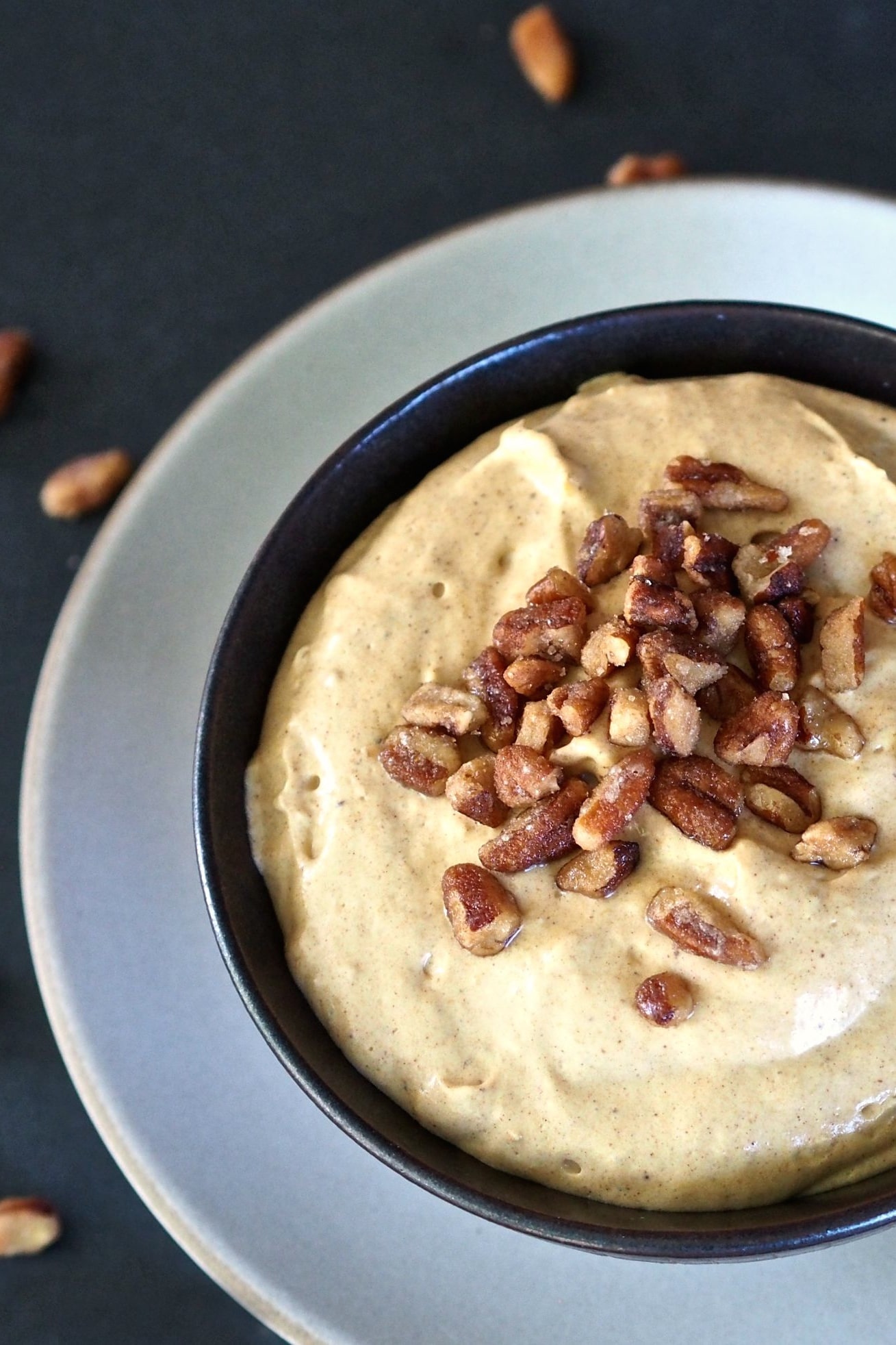 Pumpkin Cream Cheese. Cream cheese and favorite fall flavors whipped together. Enjoy any season of the year. Delicious served as a dip or a spread. Simply Sated