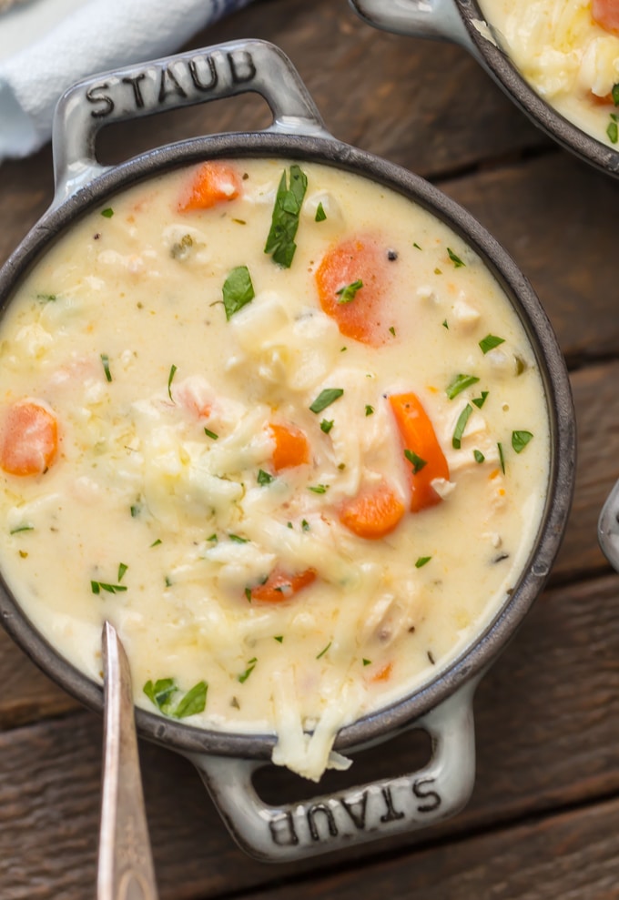 Creamy Chicken and Rice Soup - Recipe Girl