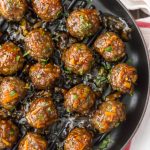 Kids and adults, alike, will love this updated version of Marmalade Meatballs. They are perfect whether served as an appetizer or nestled over a mound of buttery polenta or creamy mashed potatoes. Plus, they are just as delicious made with ground pork, chicken or turkey. Easy, satisfying and fun. Simply Sated